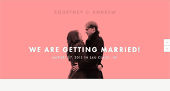 Desktop Screenshot of courtneyandrew.com